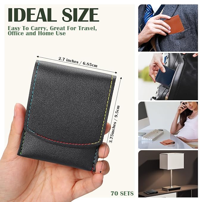 70 Set Manicure Set Bulk Professional Nail Care Kit Nail Clippers Kit Stainless Steel Pedicure Set with Travel Case Multicolor Portable Grooming Kits Gifts for Men Women (7 in 1,3x3.9'')