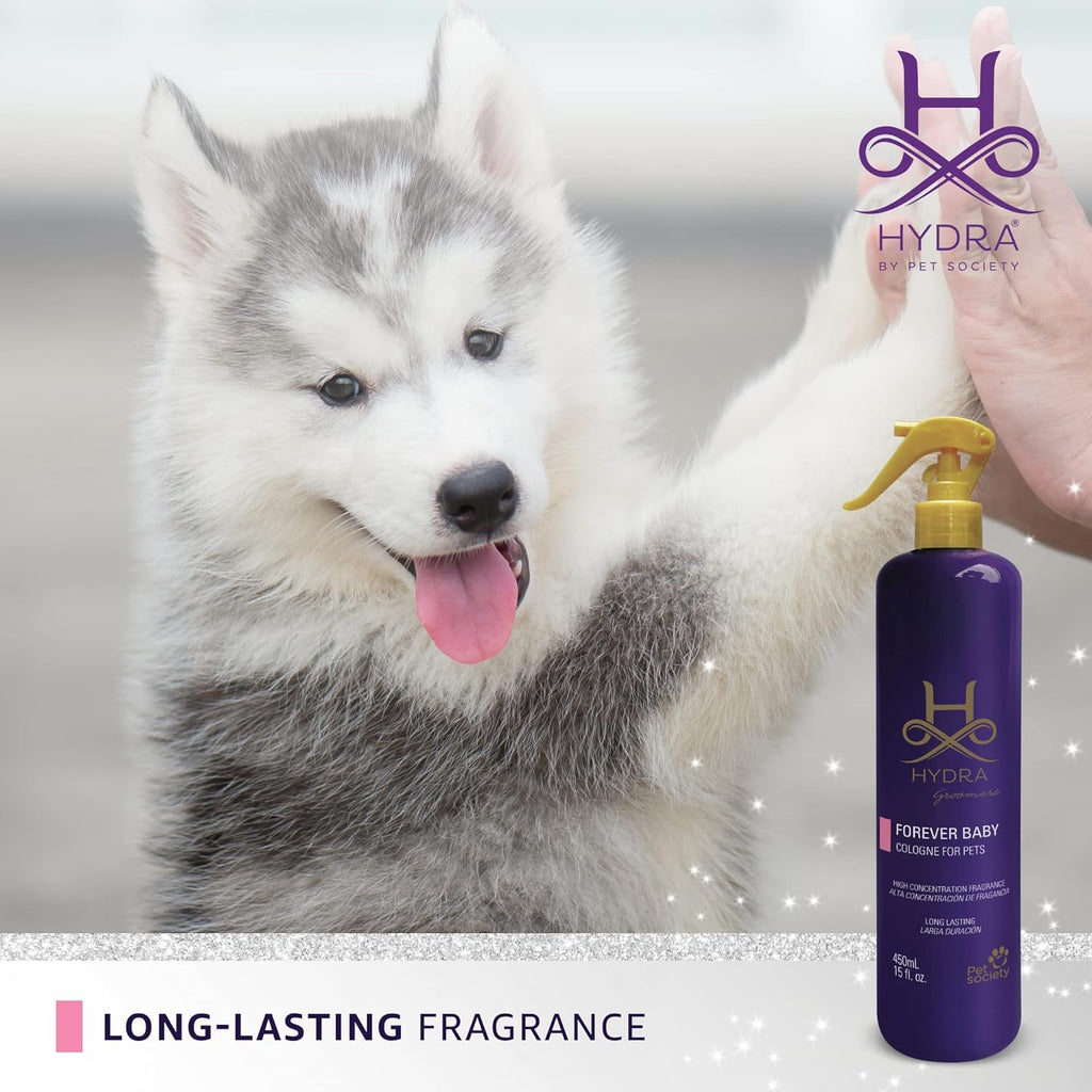 Hydra Forever Baby Pet Cologne, Finishing Cologne for Dogs and Cats, Grooming Spray, 15 FL. OZ