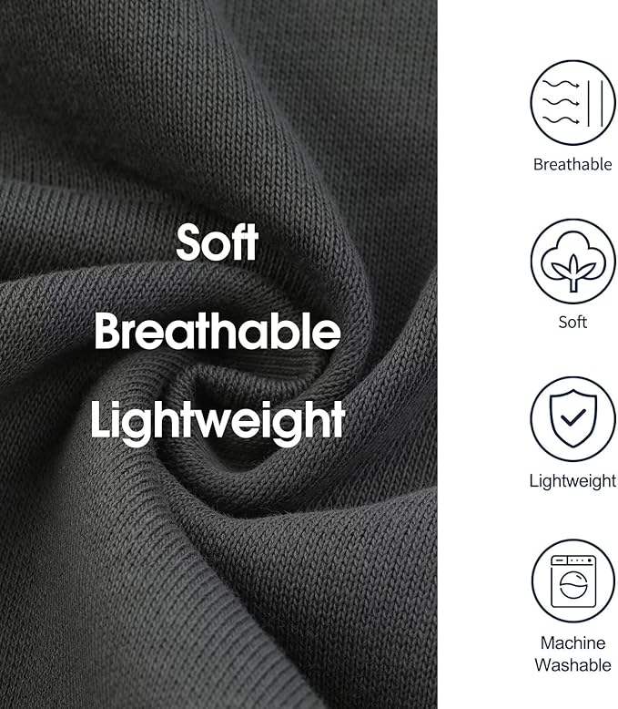 IECOii Dog Hoodie for Large Dogs, Great Dane Sweaters for Giant Breed Dogs, Breathable Lightweight Extra Large Pet Sweathshirt with Hood, XXXL Dog Hoodies for Mastiff, Grey, 3XL,(No Fleece Lined)