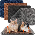 4 Pack Self Warming Cat Bed Indoor Self Heating Dog Cat Pad Washable Thermal Pet Kennel Pad Crate Bed Mat Reflect Body Heat for Outdoor(Mixed Colors,18 x 24 Inch)