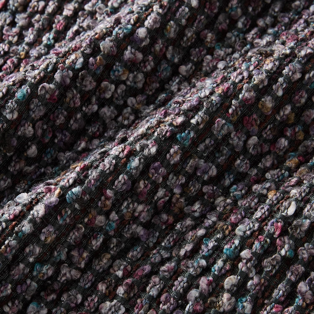 Decorative Couch Throw Pillow Covers 16x16 Purple Striped Soft Wool Pillow Covers Neutral Textured Boho Cushion Covers for Modern Farmhouse Sofa Bedroom Living Room Decor SY011-E16