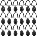 Frienda 18 Pieces Dog Training Clicker, Pet Behavioral Training Clickers with Wrist Strap for Dogs Cats Puppy Birds Horses(Black)