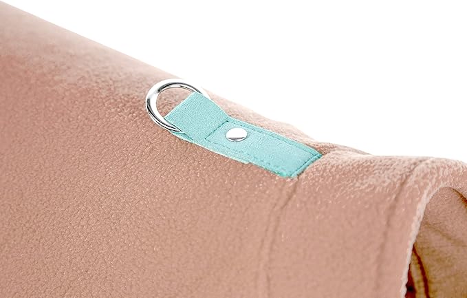 Gooby Fleece Vest Dog Sweater - Honey Mustard, Large - Warm Pullover Fleece Dog Jacket with O-Ring Leash for Small to Medium Dogs