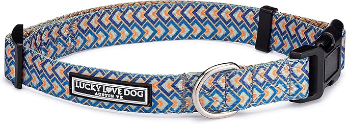 Lucky Love Dog - Adjustable Dog Collar with Easy Click Buckle for Small to Large Ones, Durable, & Comfortable for Male & Female Dogs, Pet Collar for Puppies & Adult Dogs - Murphy, Extra Large