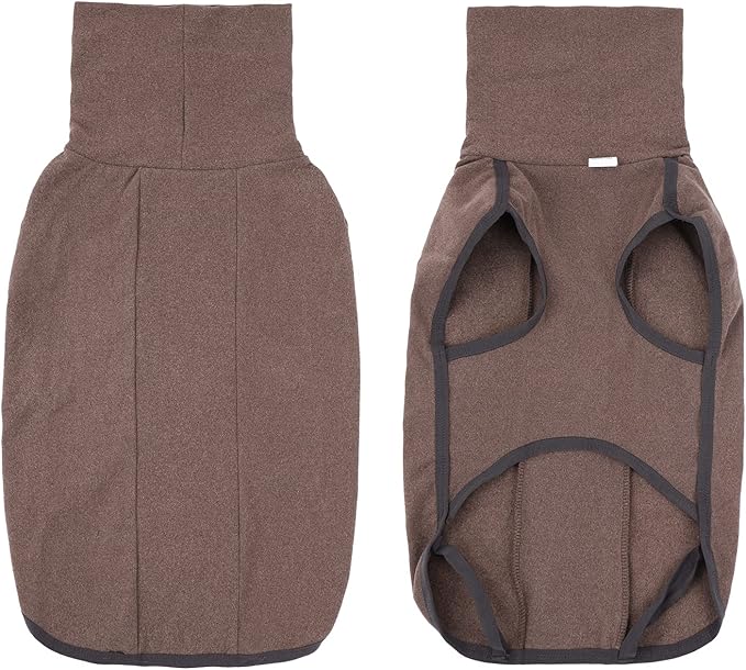 Dog Sweater Pullover Cold Weather Vest for Dogs Dog Sweatshirt & Jacket for Indoor and Outdoor Use (XX-Large, Brown)