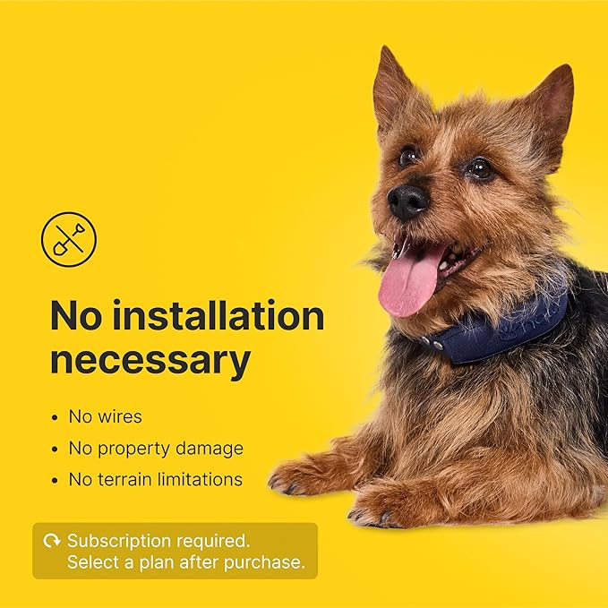 Halo Collar 4, GPS Wireless Dog Fence & Dog Training Collar with GPS Tracker, Subscription Required, Waterproof, Orchid, One Size