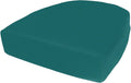 Cushion Source Rounded Back Seat Cushion, 19.5" x 20" x 5" deep Indoor and Outdoor Durable seat Cushion Made with Fade Resistant Sunbrella Fabric, Hidden Zipper, Sunbrella Peacock