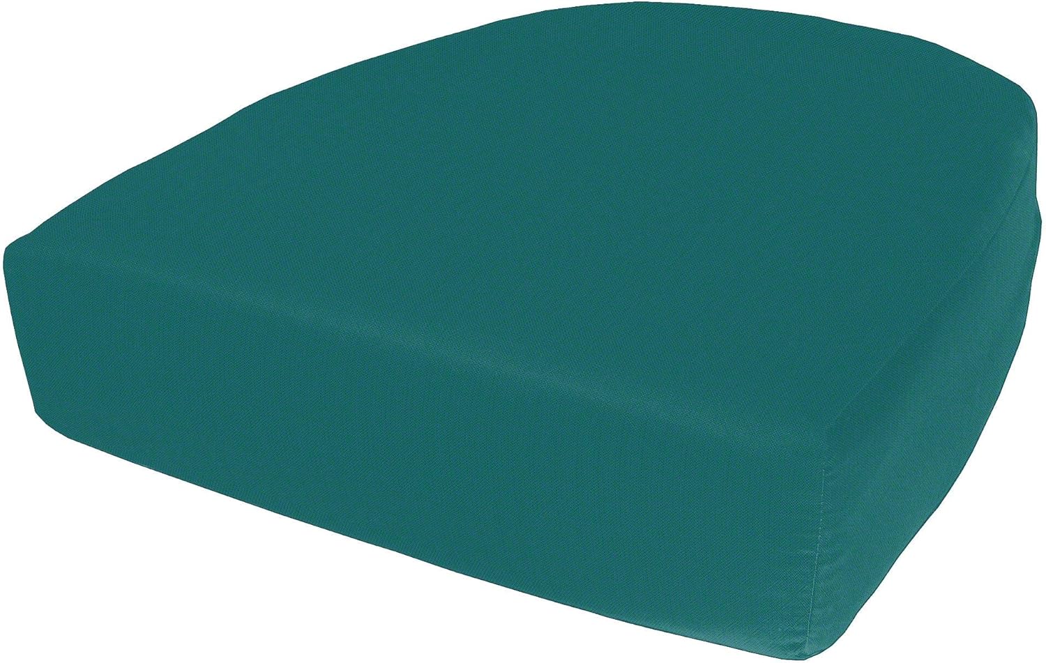 Cushion Source Rounded Back Seat Cushion, 19.5" x 20" x 5" deep Indoor and Outdoor Durable seat Cushion Made with Fade Resistant Sunbrella Fabric, Hidden Zipper, Sunbrella Peacock
