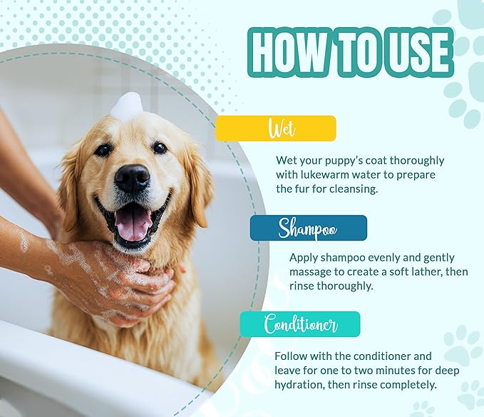 ALFIE'S CHOICE Calm & Comfort Dog Shampoo & Conditioner Set | 16 fl oz Each | with Lavender, Rosemary & Vitamin E | Calming Dog Wash for Itchy Skin, Dry Coat, Odor & All Breeds