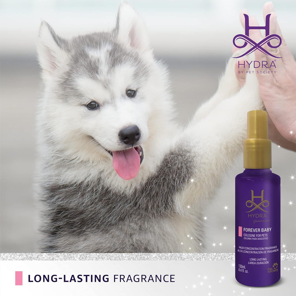 Hydra Forever Baby Pet Cologne, Finishing Cologne for Dogs and Cats, Grooming Spray, 4.4 Ounces
