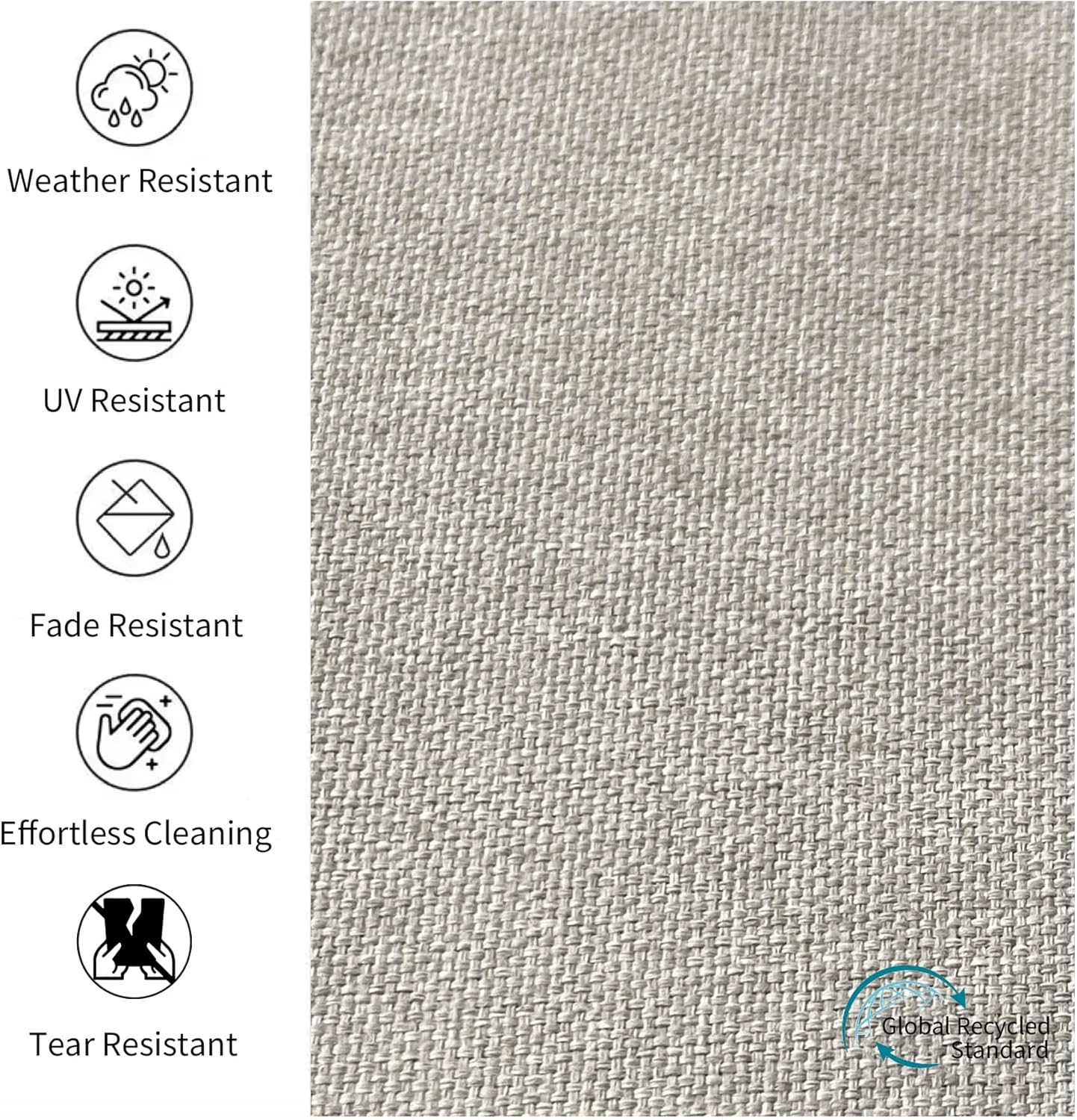 Outdoor 22x24 Inch Deep Seat Patio Cushion Set Outdoor Chair Cushions with Fade Resistant and Removable Cover for with Most Patio Furniture and homedepot Furniture Riverbed 2Sets