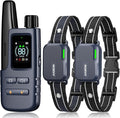 Jugbow Dog Shock Collar 2 Dogs (10-120Lbs) - 4200FT Dog Training Collar with Remote IPX7 Waterproof Electric Collar with 4 Training Modes, Rechargeable e-Collar for Lager Medium Small Dog Dark Blue