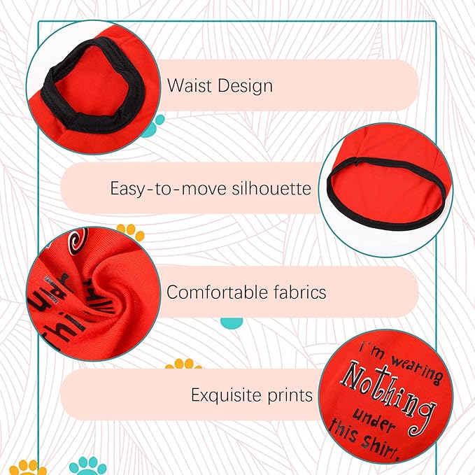 12 Pieces Dog Shirts Pet Printed Clothes with Funny Letters Summer Pet T Shirts Cool Puppy Vest Breathable Dog Outfit Soft Cat Sweatshirt for Chihuahuas Cats Accessories, 12 Styles(X-Small)