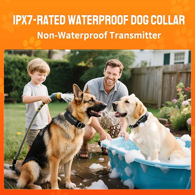 2025 Upgraded Wireless Dog Fence, Dog Training, No-Go Zone, 3-in-1 Precision Radar Electric fence for dogs, Coverage up to 1 Acre, Real-Time Distance Monitoring, Indoor & Outdoor, Medium & Large Dogs