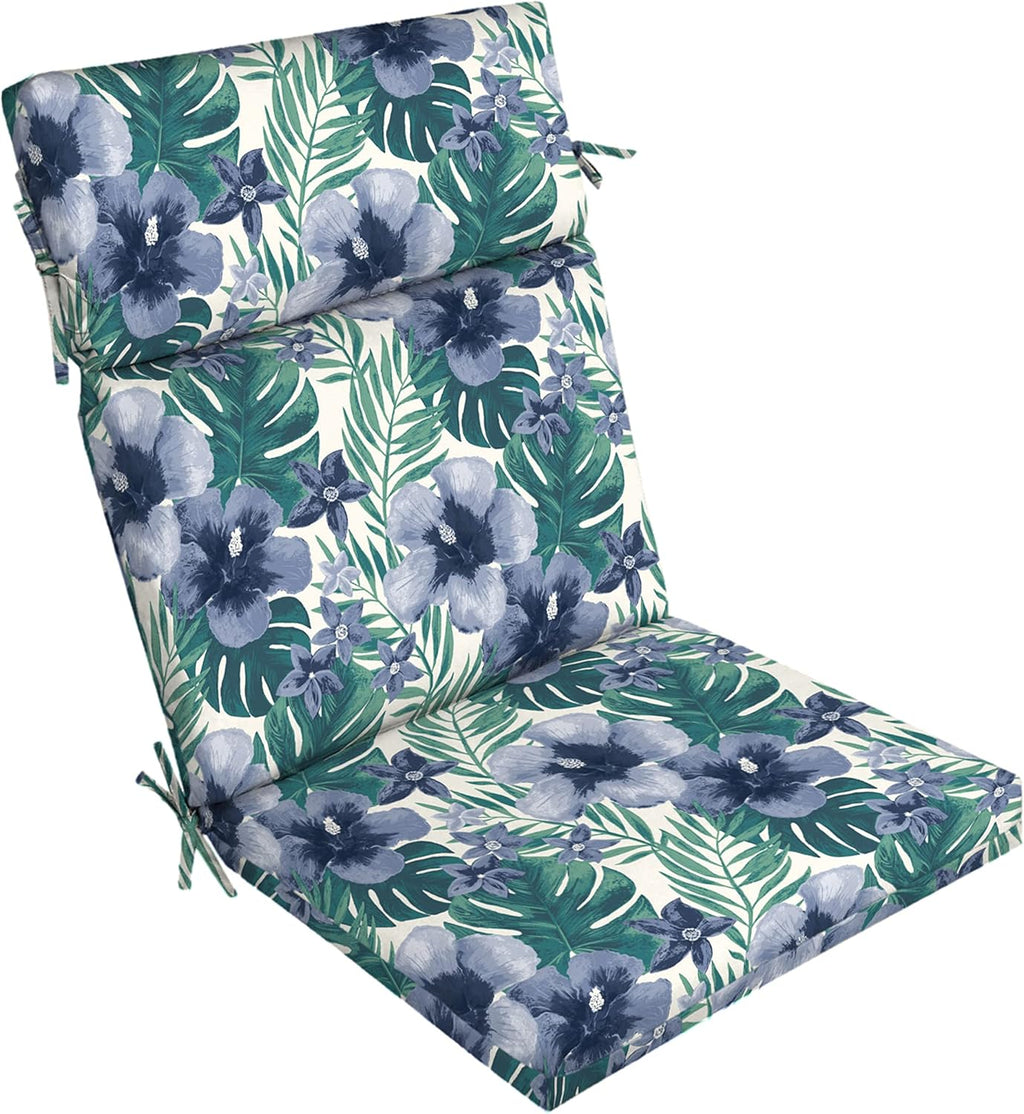 Arden Outdoor Chair Cushion, 21 x 20, Rain-Proof, Fade Resistant 20 x 21, Salome Tropical