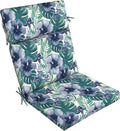 Arden Outdoor Chair Cushion, 21 x 20, Rain-Proof, Fade Resistant 20 x 21, Salome Tropical
