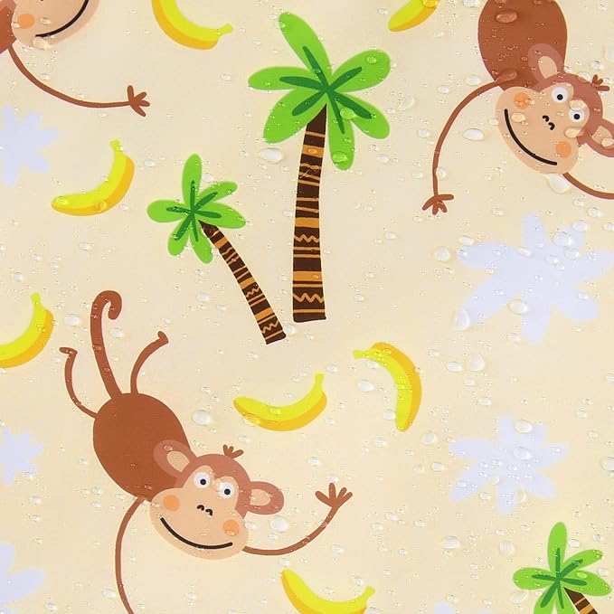 Dog Raincoat for Small Dogs Puppies Waterproof Hooded Rain Jacket with Reflective Strips Leash Hole & Poncho Adjustable Fit (Monkey,XS)