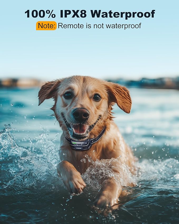 Jugbow Dog Shock Collar - 4200FT Dog Training Collar with Remote for 5-120lbs Small Medium Large Dogs, IPX8 Waterproof E Collar with 4 Training Modes, Security Lock, Rechargeable Shock Collar