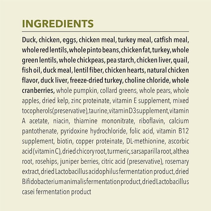 ACANA Grain-free Dry Cat Food Grasslands Chicken Duck Turkey Fish and Quail 4lb Bag