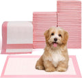 Pet Toilet Training Pads 100Count Disposable Puppy Pee Pads 18" x 13" for Dogs, Ultra Absorbent|Quick Dry|Leak-Proof Pet Potty Pads for Dog, Cat, Rabbits and Guinea Pigs (Pink)