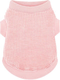 Cozy and Functional Dog Shirts for Small Puppies: Stretchable Pink Attire with Easy-On Design, Ideal for Chihuahuas and Yorkies - Enhance Comfort and Playfulness on Chill Days XX-Small