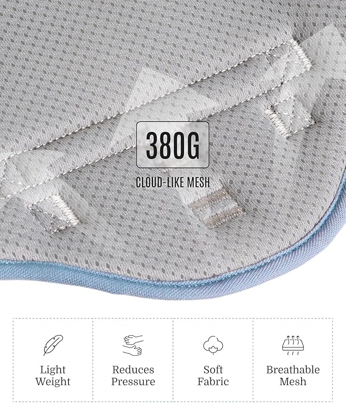 2025 New Edition, Fei & Eve MagEase Dog Harness - 3-Second Magnetic Buckles | 3-Point No-Pull Control | Heavy-Duty 900D Nylon | Dual Safety Handles | Breathable Mesh | Adjustable Fit | Medium, Blue