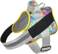 Bolux Dog Harness, No-Pull Reflective Dog Vest, Breathable Adjustable Pet Harness with Handle for Outdoor Walking - No More Pulling, Tugging or Choking (X-Small (Pack of 1), Watercolour)