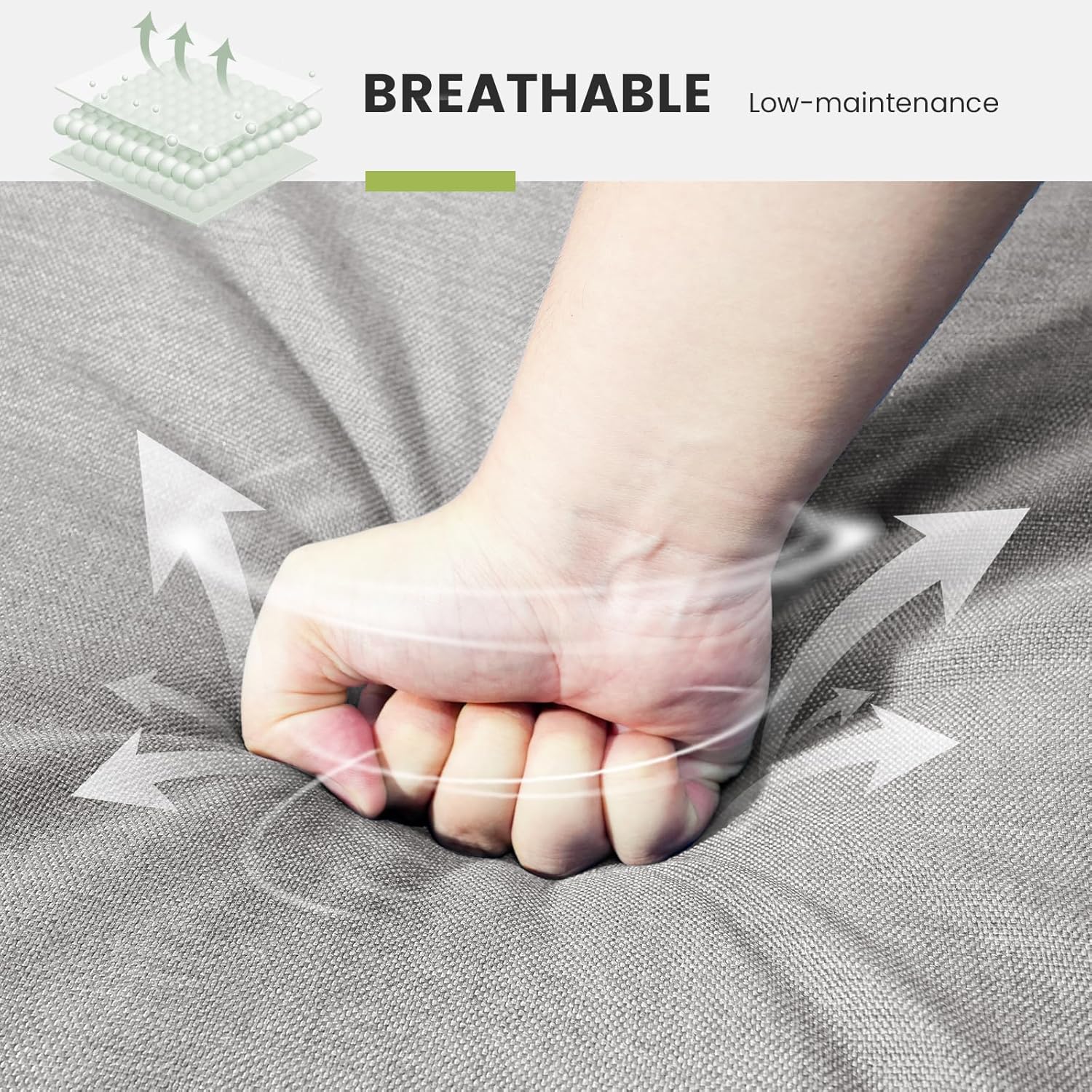 Outdoor Chair Cushions for Patio Furniture - 1 Pack Outside High Back Thick Water-Resistant Cushion 22x24 with Zipper Cover for Wicker Glider Rocking Chairs Loveseat Couch – Beige/Buckle