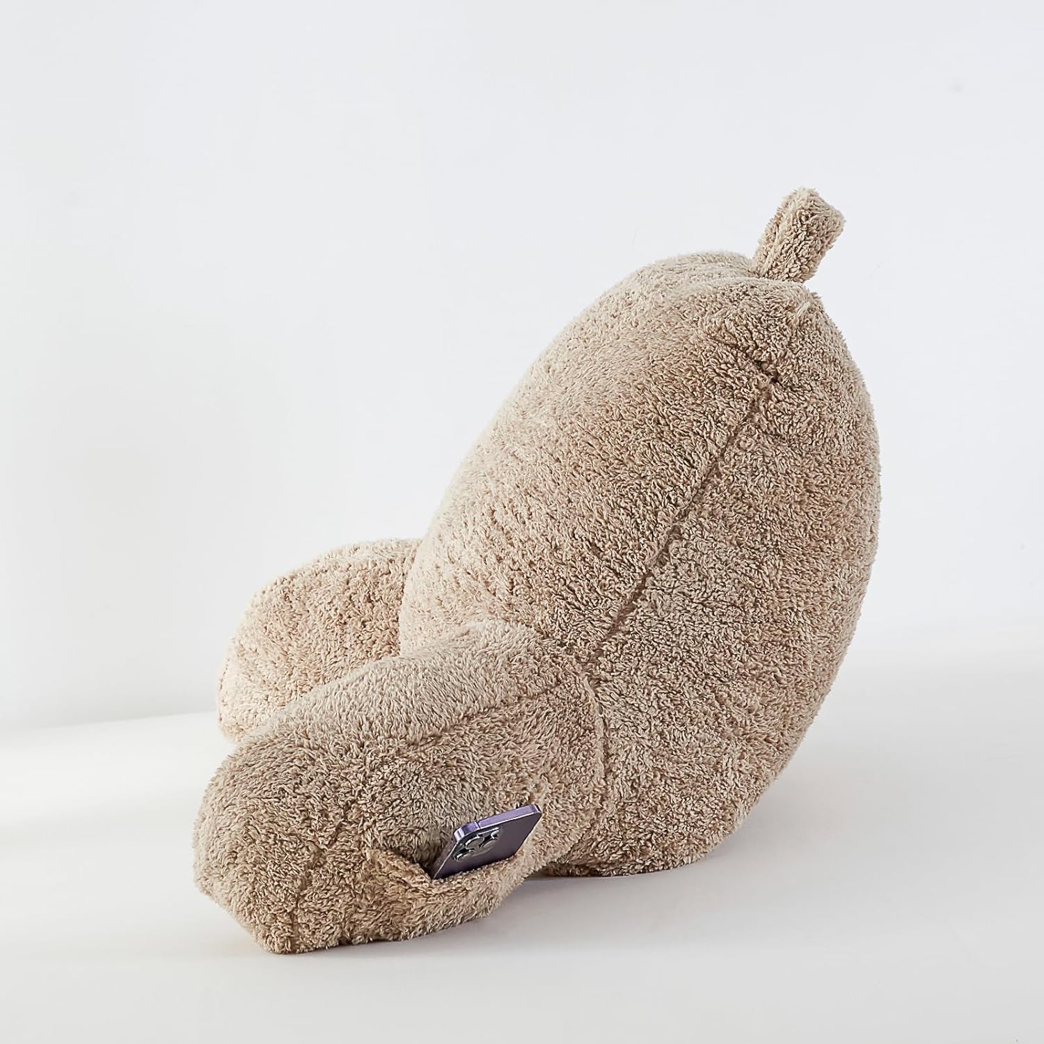 Reading Pillow for Sitting in Bed, Back Pillow Reading Pillow with Arms & Back Support, Dorm Room Essential for Girls and Boys Bed Chair Pillow