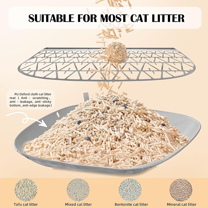 2025 Advanced Self Cleaning Cat Litter Box Odor Control Automatic Litter Box Smart Design App Control Easy to Clean for Multiple Cats Families