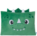 Saint Eve Kids Pillow Pals Fuzzy Pillow Case, Cute Animal Friends Soft Pillow Cover for Kids Beds and Nap Time - Mochi The Dino