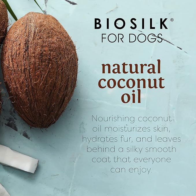 BioSilk for Dogs Silk Therapy Conditioner with Natural Coconut Oil | Pet Conditioner - 6 Pack