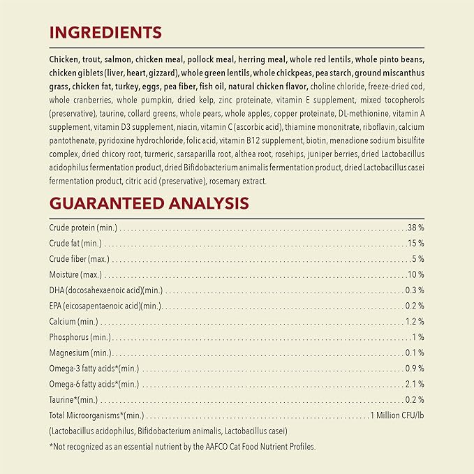 ACANA Highest Protein Dry Cat Food Indoor Cat Food Recipe 4lb Bag