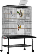 Yaheetech 53'' Large Bird Cage Budgie Cage for Parakeets Cockatiels Conures Lovebirds Parrots with Rolling Stand