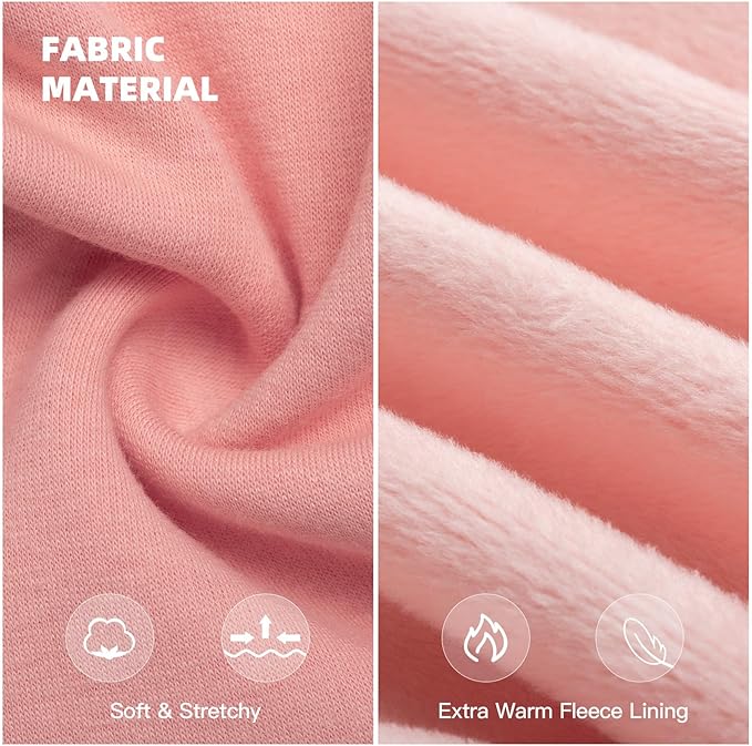 Koneseve Dog Hoodie - Fleece Warm Sweater with Pocket, Soft Clothes for Daily Wear, Basic Hooded Sweatshirts, Winter Coat Clothing, Comfort Tee Shirt Fit for All Breeds Pet - Pink - 5XL