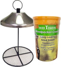 Songbird Treats Seed Tower 2 Packs | Bundle of 2 | 1.5-2 lb Seed Log Towers for Wild Birds (Feeder and Tower Combo)
