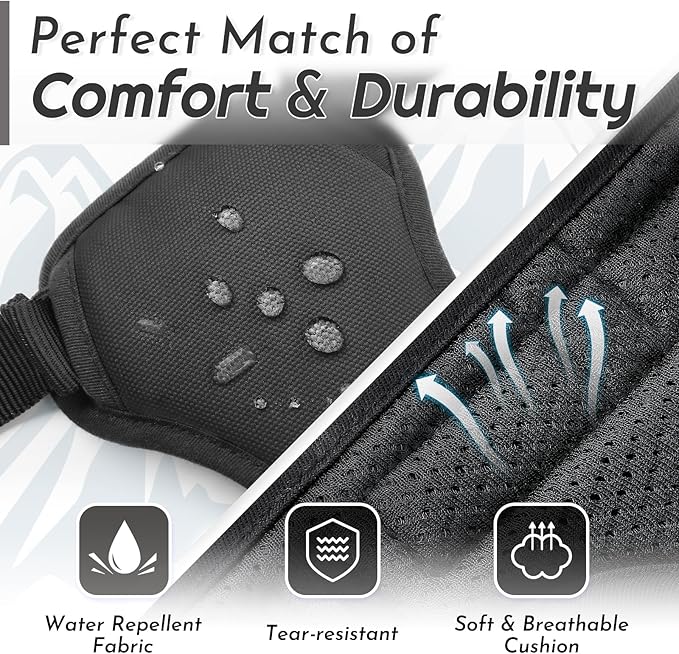 Eagloo Dog Harness Small Sized Dog, No Pull Service Vest with Reflective Strips and Control Handle, Adjustable and Comfortable for Walking, No Choke Pet Harness with 2 Metal Rings, Black, S