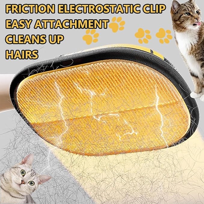 Pet Hair Remover, Electrostatic Pet Hair Removal Gloves, Reusable Cat & Dog Hair Remover for Couch, Furniture, Carpet, Curtain, Upgraded Animal Fur Removal Tool, Cat Grooming Gloves-1 PCS