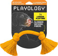 Playology Dog Toys | Dri-Tech Rope Toy Tug of War Rope for Aggressive Chewers | Medium Cheddar Cheese Scented Toy - Easy to Clean and Made from Non Toxic Materials