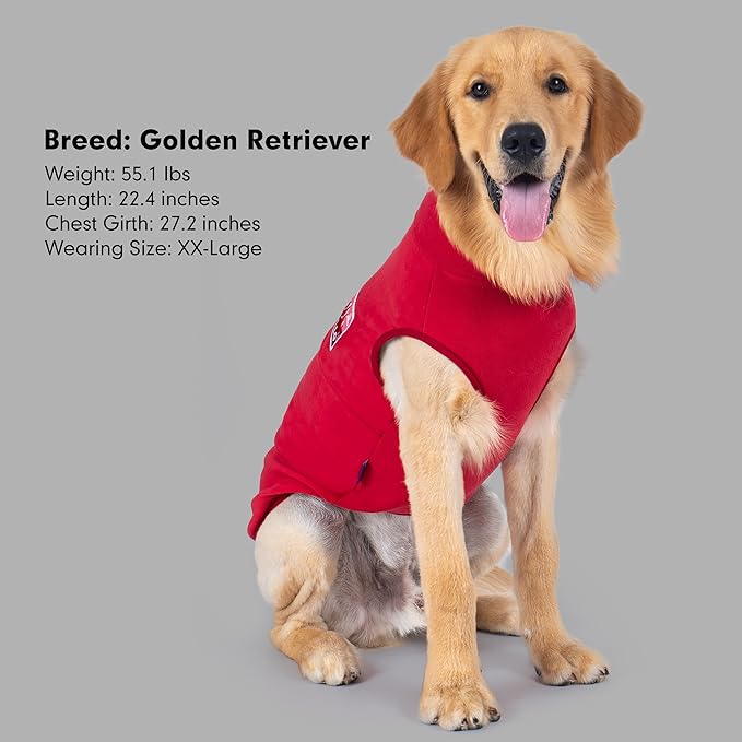 cyeollo Fleece Dog Sweater, Turtleneck Dog Sweatshirt Stretchy Pullover Fleece Vest Warm Winter Fall Clothes for Small Dogs Boy Girl Puppy Pet Apparel, Red S