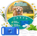 Natural Flea and Tick Prevention Dog Tag – Waterproof Collar Pendant with 2 Extra Refills, Blue, Safe for All Breeds,Collar Not Included