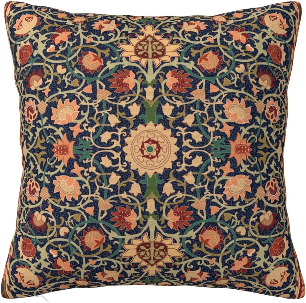 William Morris Vintage Floral 20x20 inches Throw Pillow Covers Cushion Covers for Couch Home Bed Living Room Decorative Pillow Cases