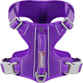 BARKBAY Dog Harness No Pull with ID Tag Pocket - Heavy Duty, Reflective, Easy Control for Large Dogs(Purple,XL)