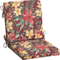 Arden Outdoor Midback Chair Cushion, 18 x 16.5, Rain-Proof, Fade Resistant Ruby Clarissa