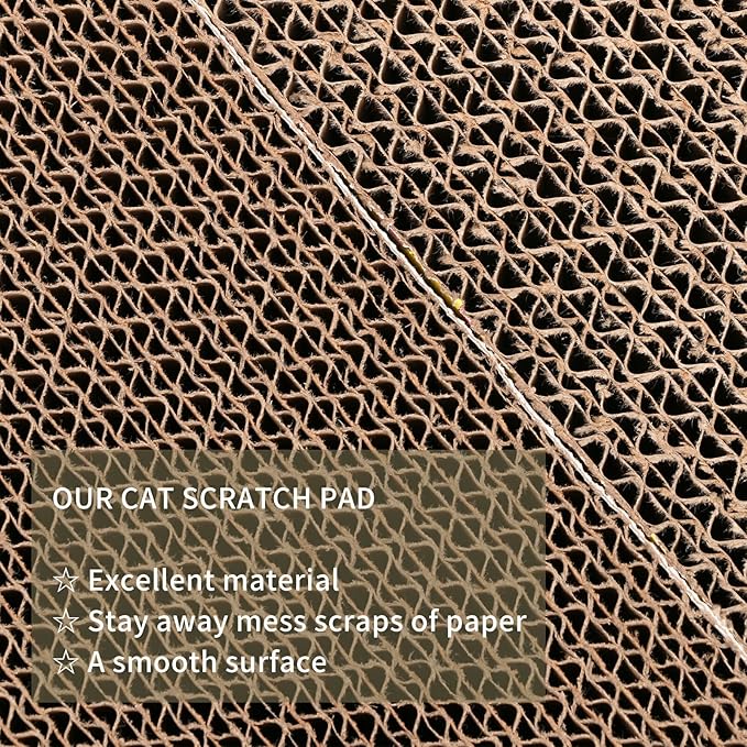 5 Packs cat Scratcher Toys Reversible Scratching Post Board for Indoor Cats Cardboard pad Sleep Play and Grind Claws