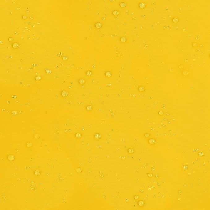 Dog Raincoat for Medium Dogs Waterproof Hooded Rain Jacket with Reflective Strips Leash Hole & Poncho Adjustable Fit (Yellow,L)