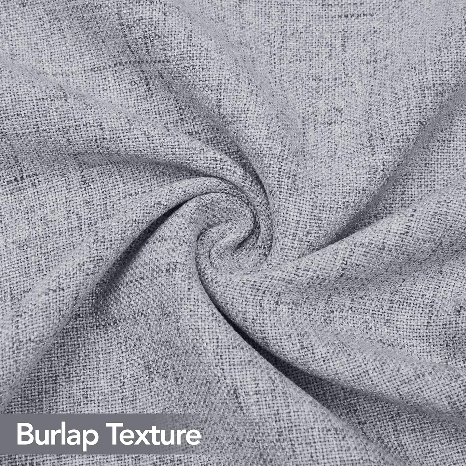 Deconovo 20x20 Pillow Covers, Blank Throw Pillow Cover, Faux Linen Cushion Covers for Bed Sofa Pillow(20 x 20 Inch, Silver Grey, Set of 4, No Pillow Insert)