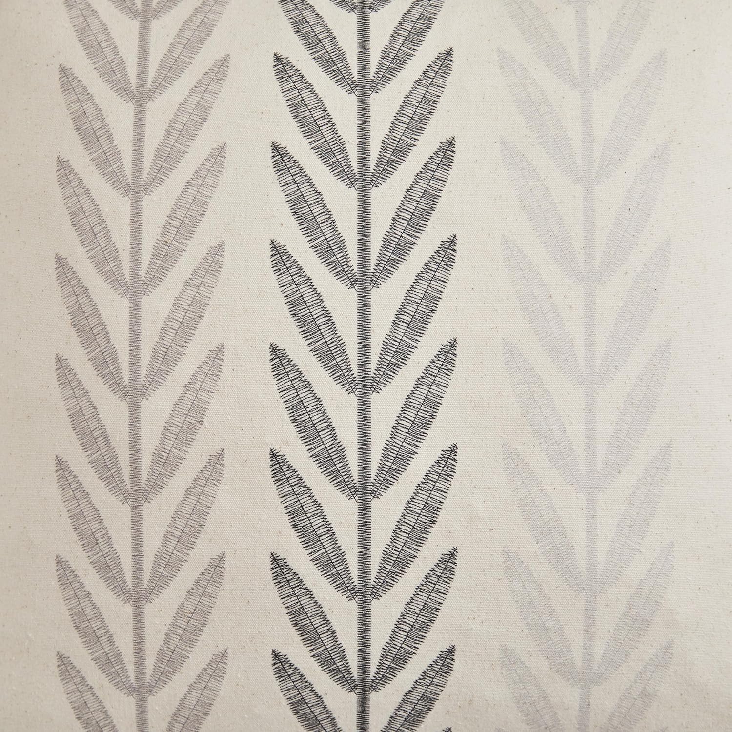 100% Cotton Farmhouse Leaves Lumbar Throw Pillow Covers Set of 2, 12x20 Inch Mixed Grey Pastoral Decorative Print Cushion Covers for Sofa Bed Living Room Home Decor