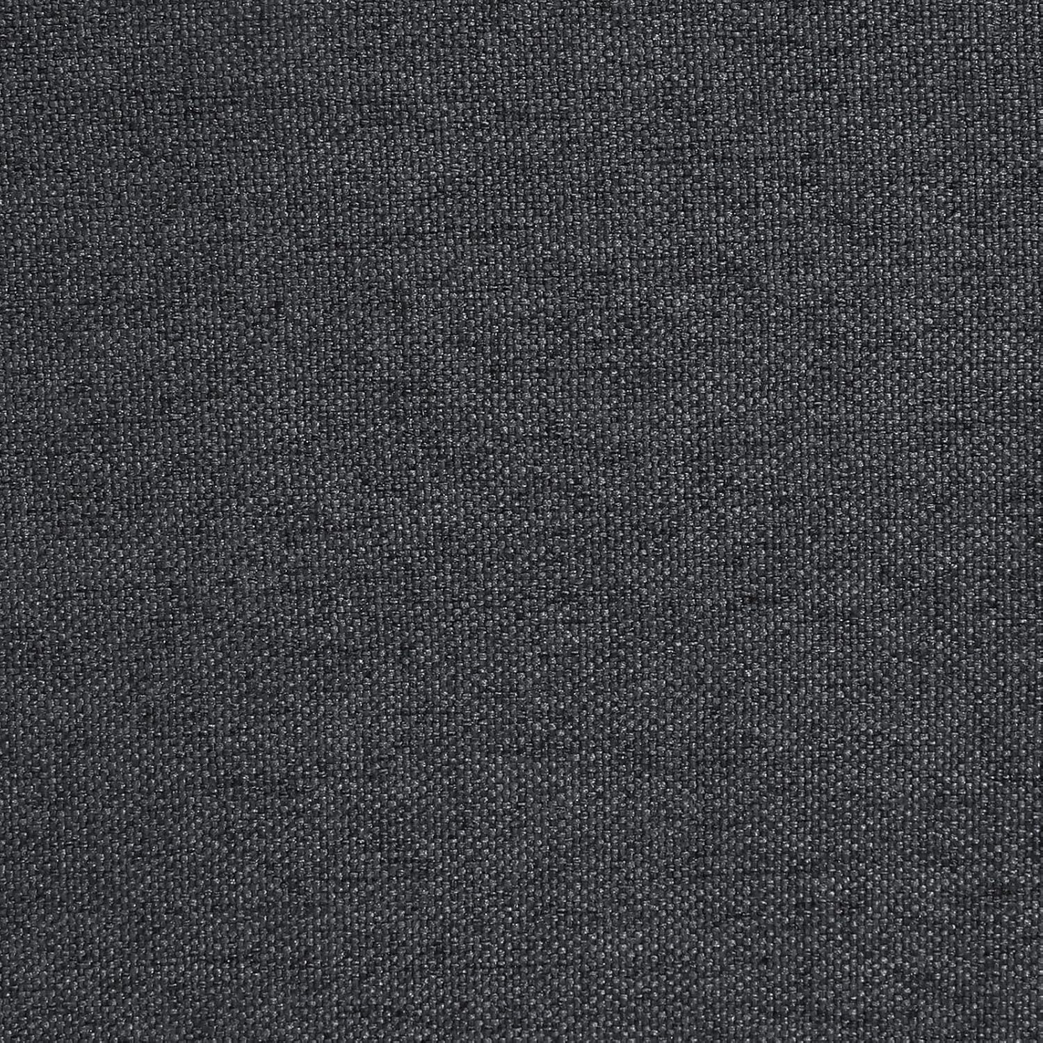 AAAAAcessories D-Shaped Chair Cushions, 2" Thick Dining Chair Pads with Ties and Removable, Machine-Washable Cover, 17" x 16", Set of 6, Dark Grey