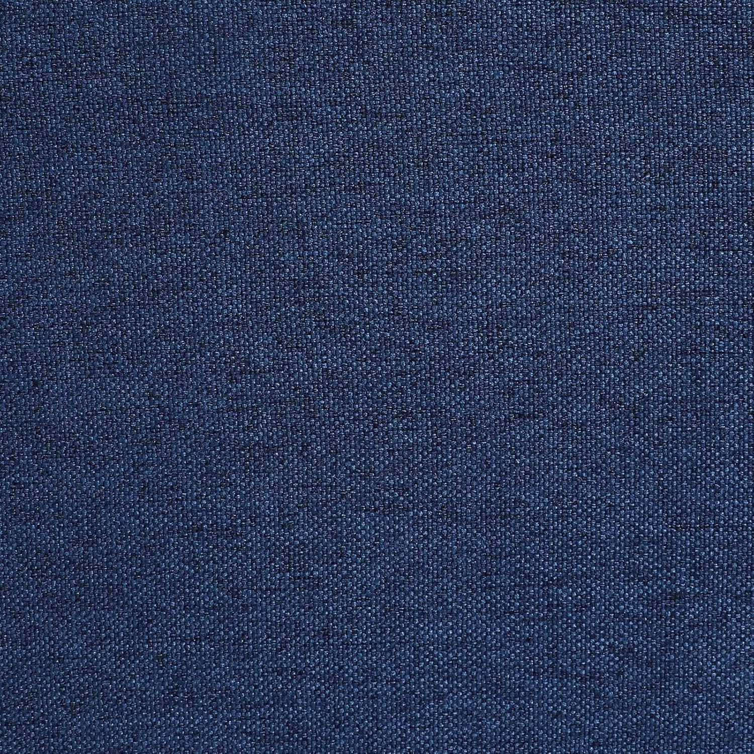 AAAAAcessories D-Shaped Chair Cushions, 2" Thick Dining Chair Pads with Ties and Removable, Machine-Washable Cover, 17" x 16", Set of 2, Blue